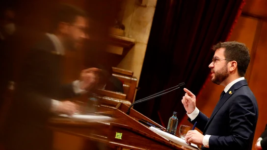 Pere Aragonès, investido presidente de la Generalitat con los votos de Junts y la CUP Pere Aragonès, investido presidente de la Generalitat con los votos de Junts y la CUP