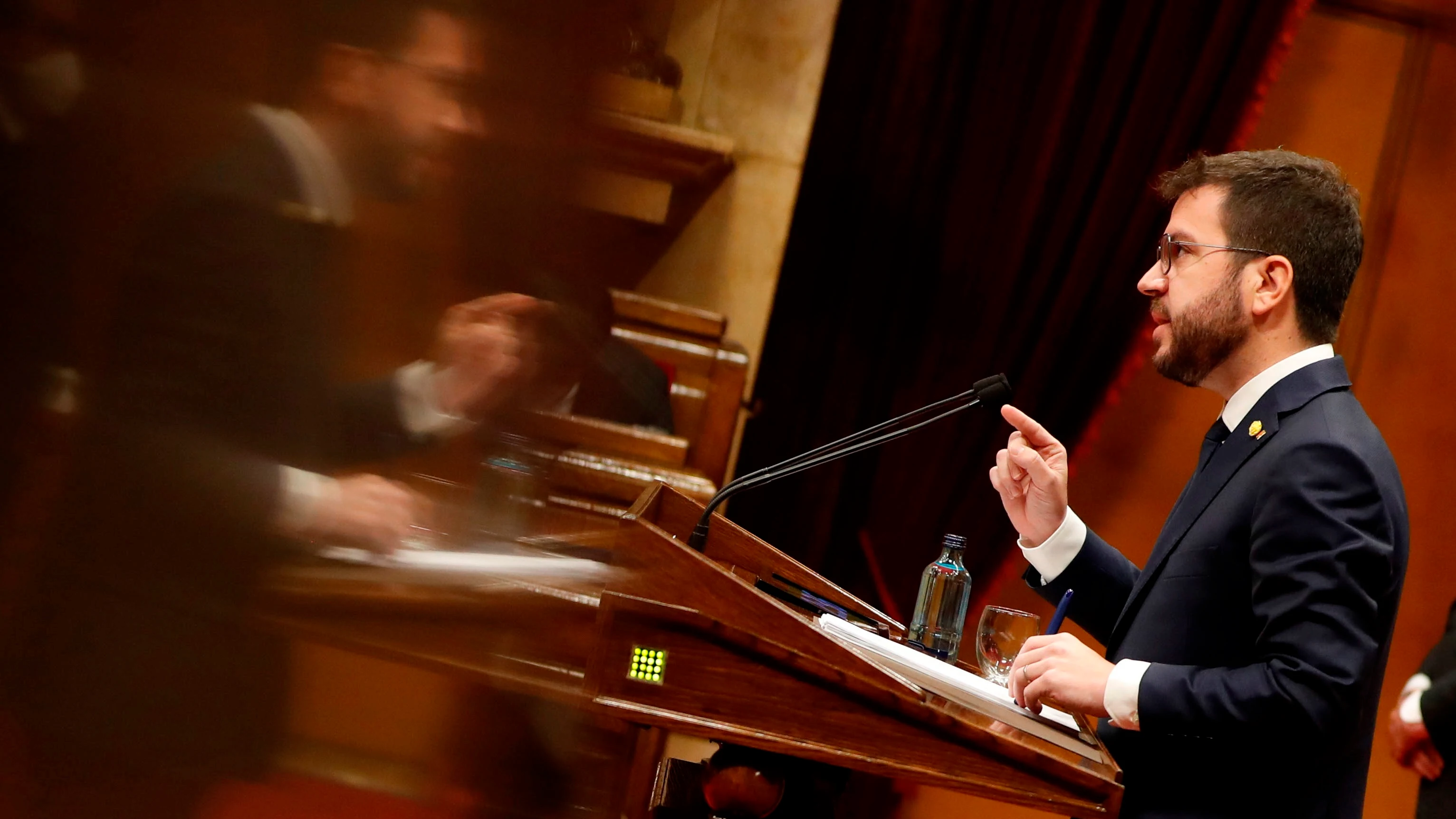 Pere Aragonès, investido presidente de la Generalitat con los votos de Junts y la CUP