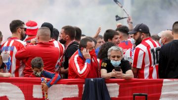 Aficionados del Atlético de Madrid