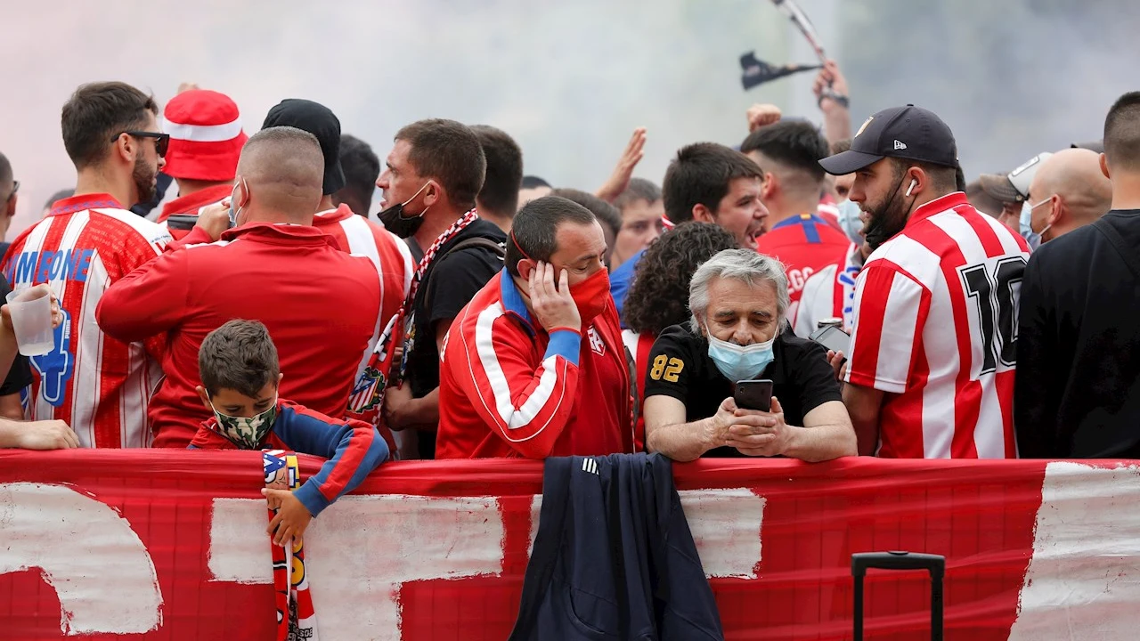 Aficionados del Atlético de Madrid