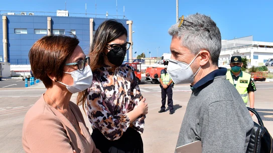 Marlaska se desplaza a Melilla para coordinar la llegada de 90 agentes que reforzarán la frontera con Marruecos Marlaska se desplaza a Melilla para coordinar la llegada de 90 agentes que reforzarán la frontera con Marruecos