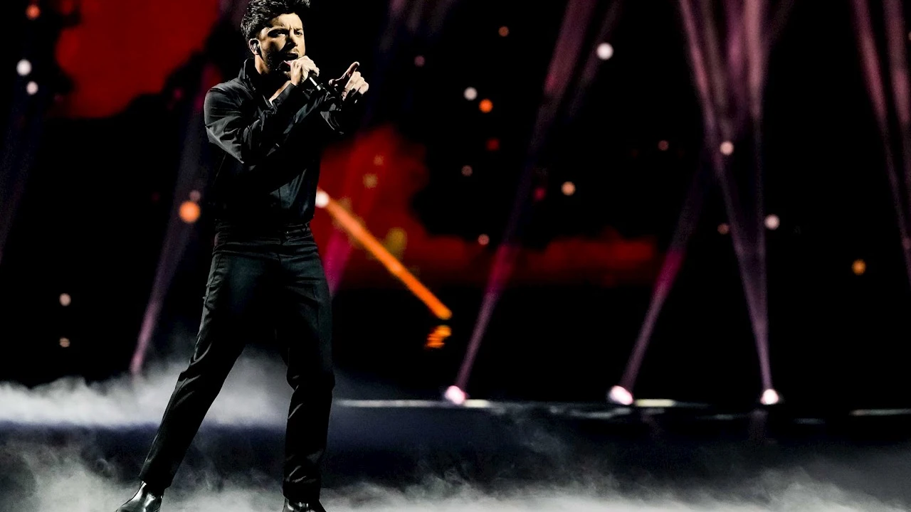 Blas Cantó en el festival de Eurovisión