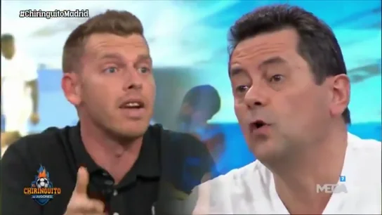 Brutal cara a cara entre Tomás Roncero y Jota Jordi en 'El Chiringuito': "¡Tu Messi, de vacaciones!" Brutal cara a cara entre Tomás Roncero y Jota Jordi en 'El Chiringuito': "¡Tu Messi, de vacaciones!"