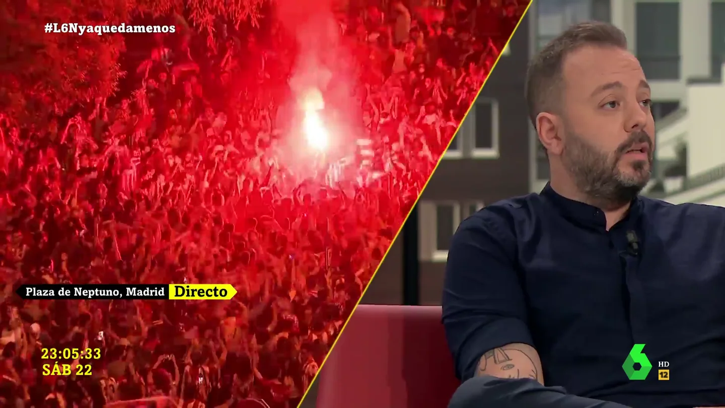 Antonio Maestre: "Soy del Atleti, pero jamás se me ocurriría poner en peligro mi vida por ir a saltar" Antonio Maestre: "Soy del Atleti, pero jamás se me ocurriría poner en peligro mi vida por ir a saltar"