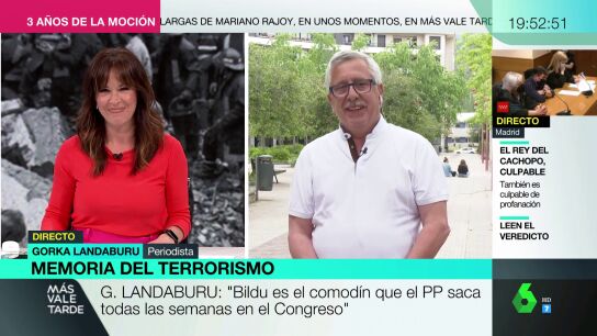 Los periodistas Mamen Mendiz&aacute;bal y Gorka Landaburu