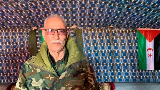 El líder del Frente Polisario El líder del Frente Polisario