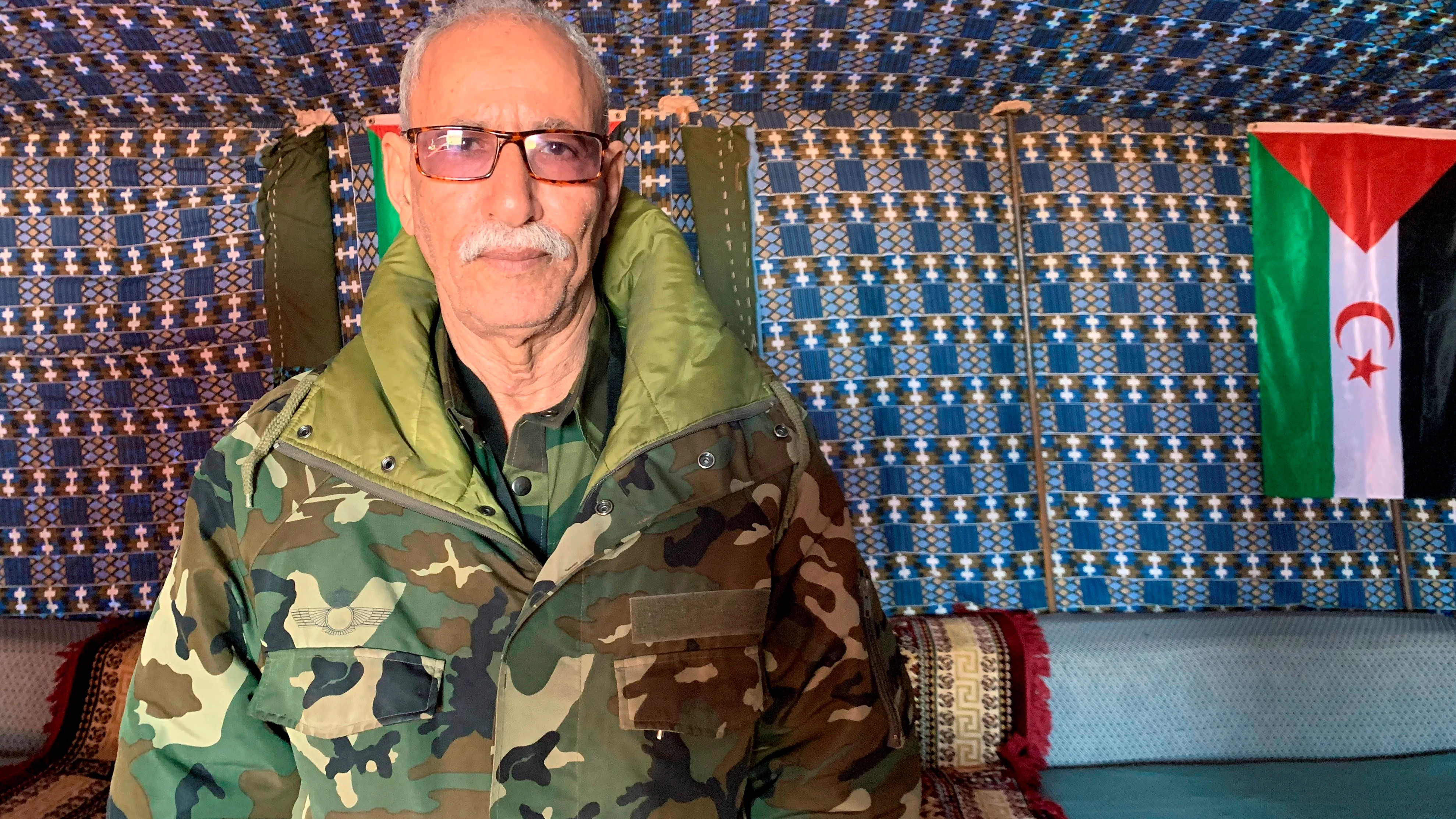 El líder del Frente Polisario