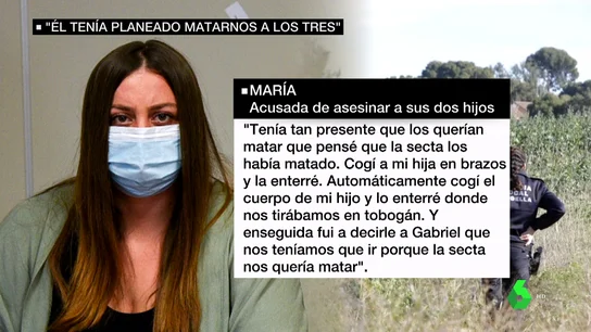 La madre de los niños asesinados en Godella: "Para mí los había matado la secta, pero ahora pienso que fue su padre" La madre de los niños asesinados en Godella: "Para mí los había matado la secta, pero ahora pienso que fue su padre"