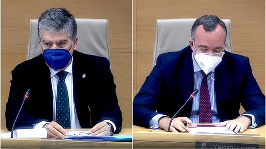 Ignacio Cosidó y Francisco Martínez, ante la Comisión del Congreso por la 'operación Kitchen' Ignacio Cosidó y Francisco Martínez, ante la Comisión del Congreso por la 'operación Kitchen'