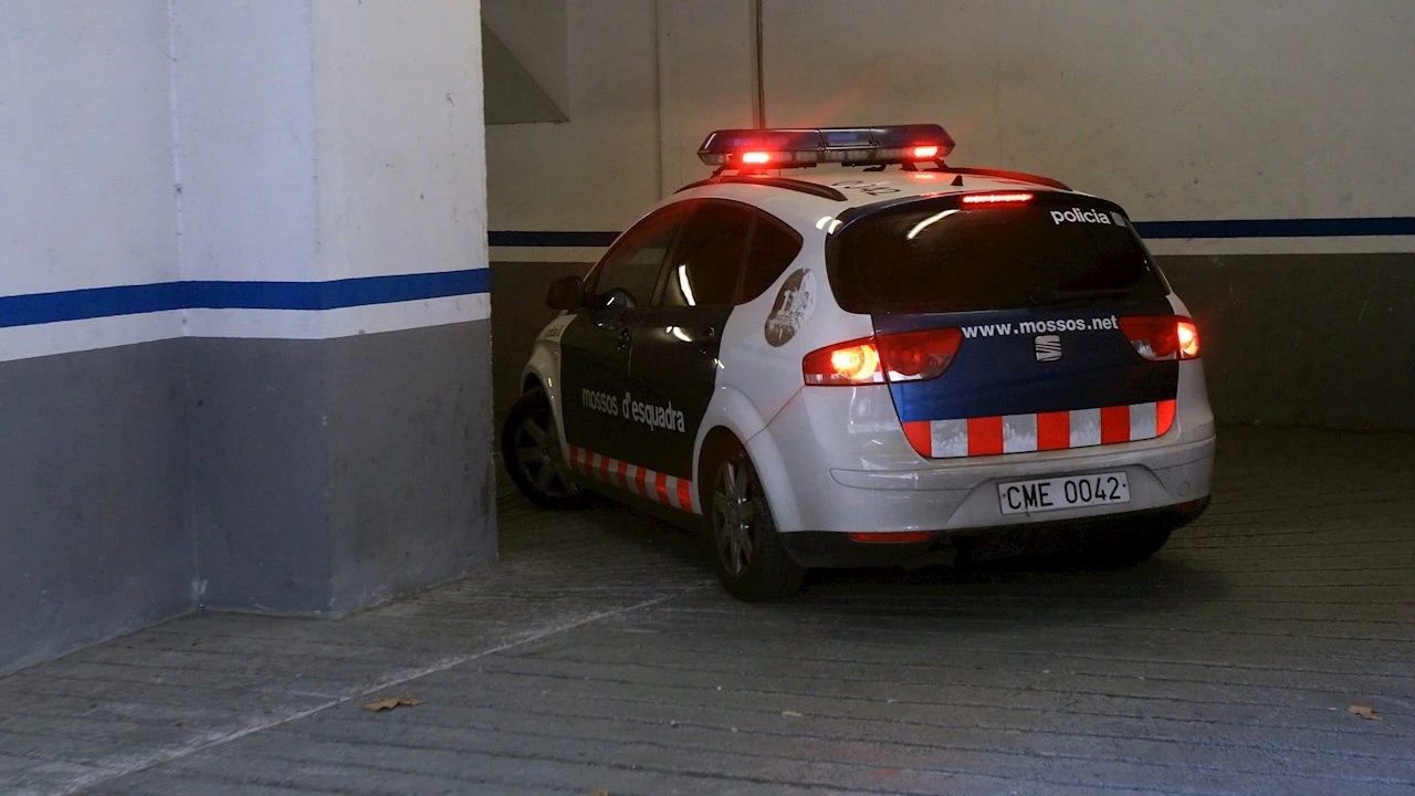 Un vehículo de los Mossos d'Esquadra.