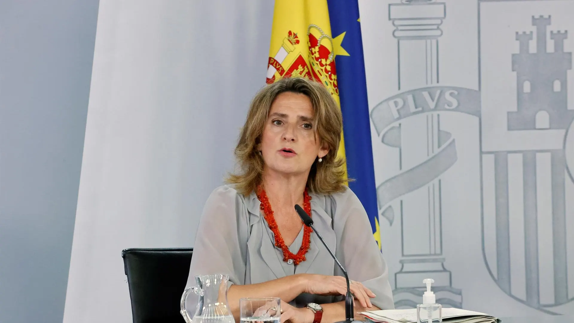 Teresa Ribera en la rueda de prensa posterior al Consejo de Ministros