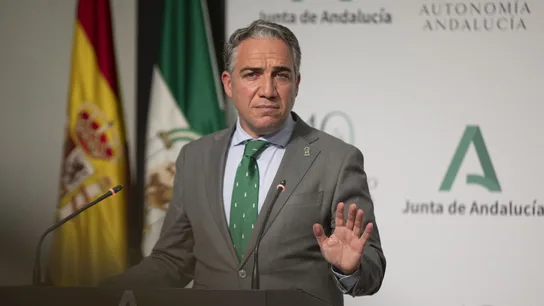 El consejero de la Presidencia y Portavoz de la Junta de Andalucía, Elías Bendodo, en una imagen de archivo El consejero de la Presidencia y Portavoz de la Junta de Andalucía, Elías Bendodo, en una imagen de archivo