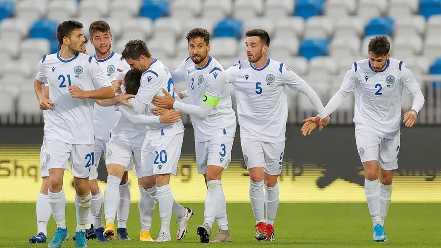 San Marino celebra un gol casi dos años después