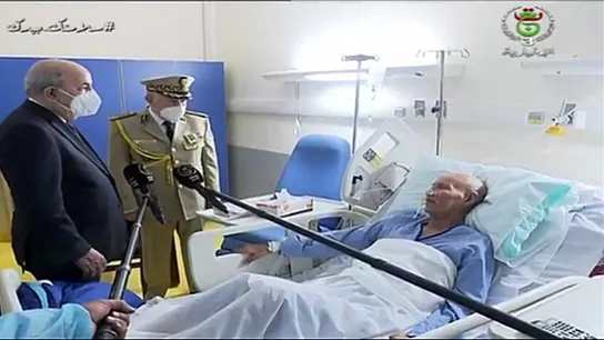 El presidente de Argelia visita a Brahim Ghali El presidente de Argelia visita a Brahim Ghali