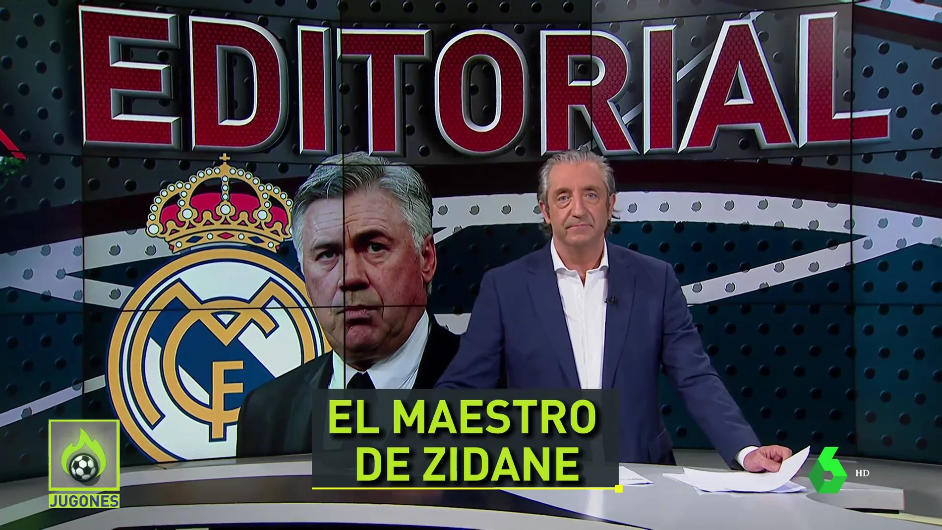 Pedrerol analiza el fichaje de Ancelotti: "Vuelve el maestro de Zidane"
