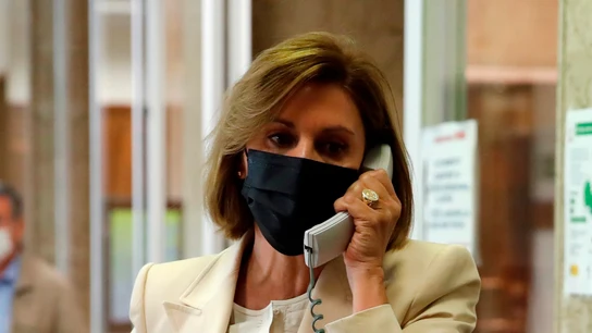 María Dolores de Cospedal, a su llegada al Congreso de los Diputados María Dolores de Cospedal, a su llegada al Congreso de los Diputados