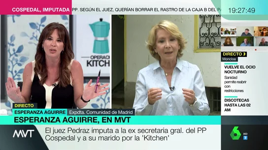 Mamen Mendizábal y Esperanza Aguirre Mamen Mendizábal y Esperanza Aguirre