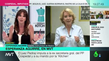 Mamen Mendizábal y Esperanza Aguirre