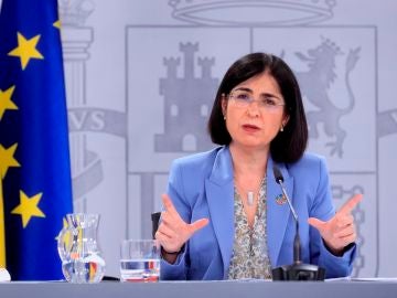 La ministra de Sanidad, Carolina Darias