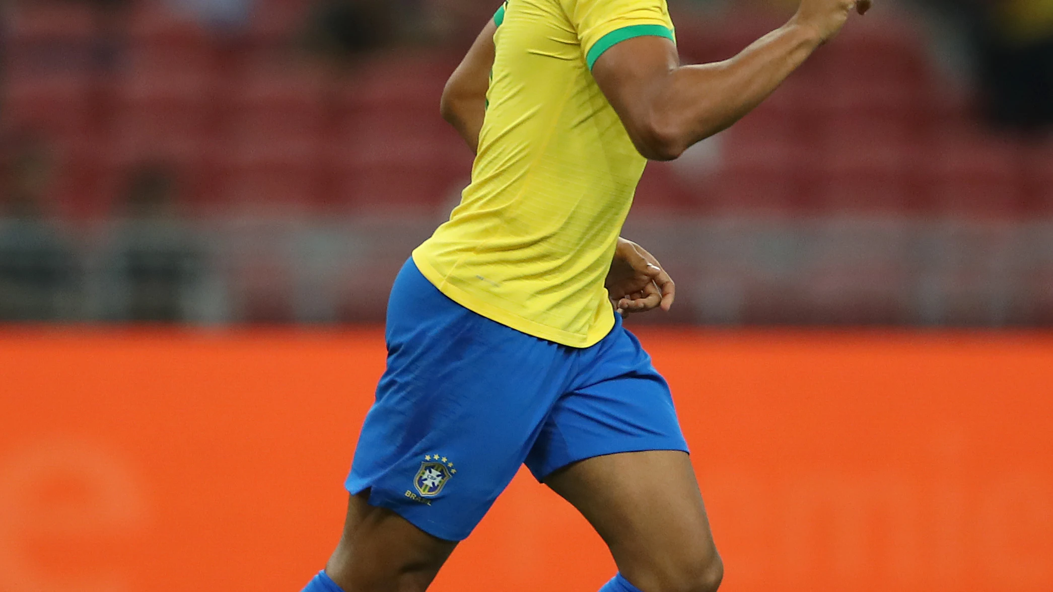 Casemiro con la selección brasileña ante Nigeria