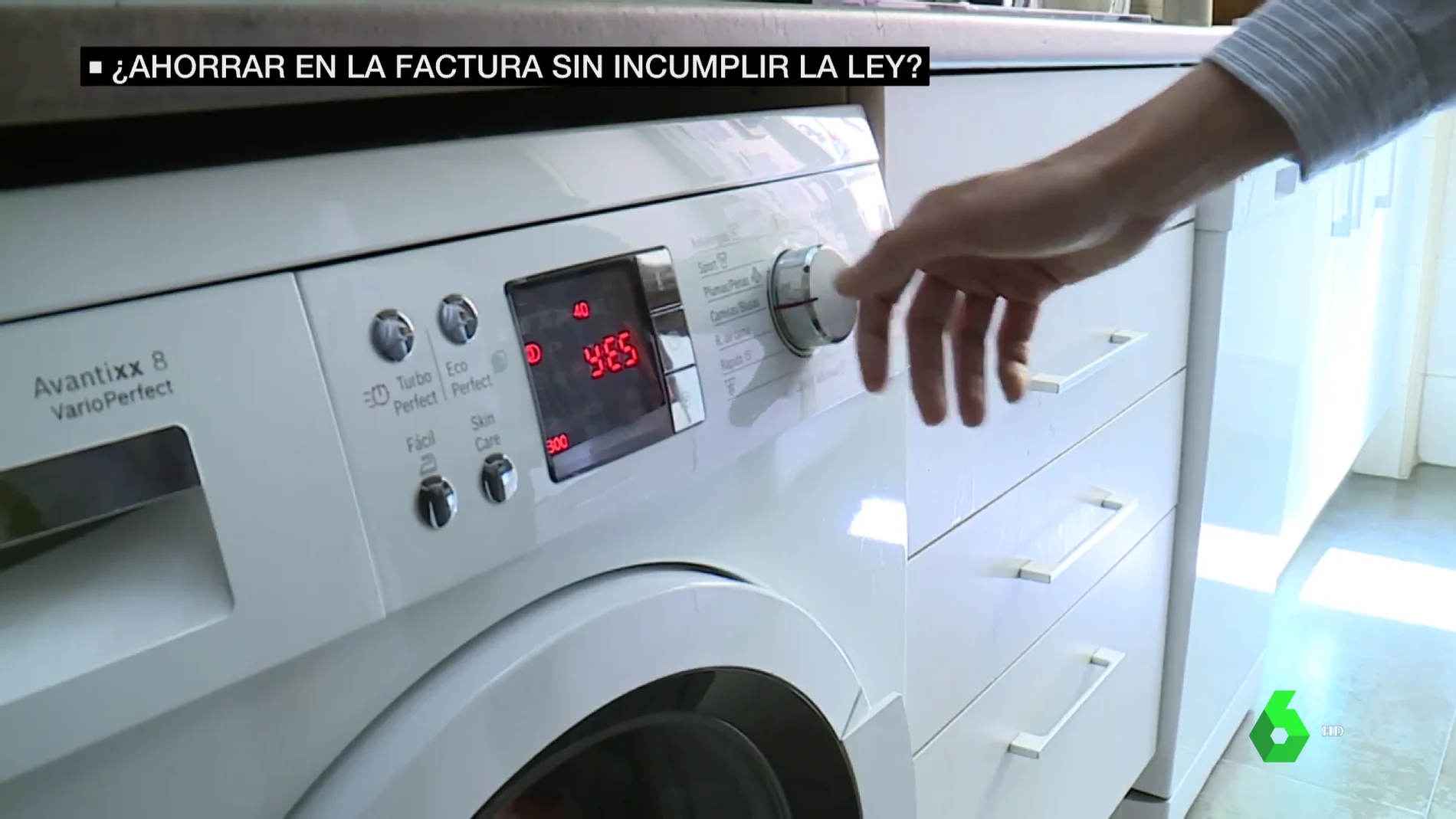 Poner una lavadora a las 00:00 horas puede tener una multa de