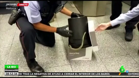 El momento en el que una serpiente irrumpe en una estación del Metro de Barcelona El momento en el que una serpiente irrumpe en una estación del Metro de Barcelona