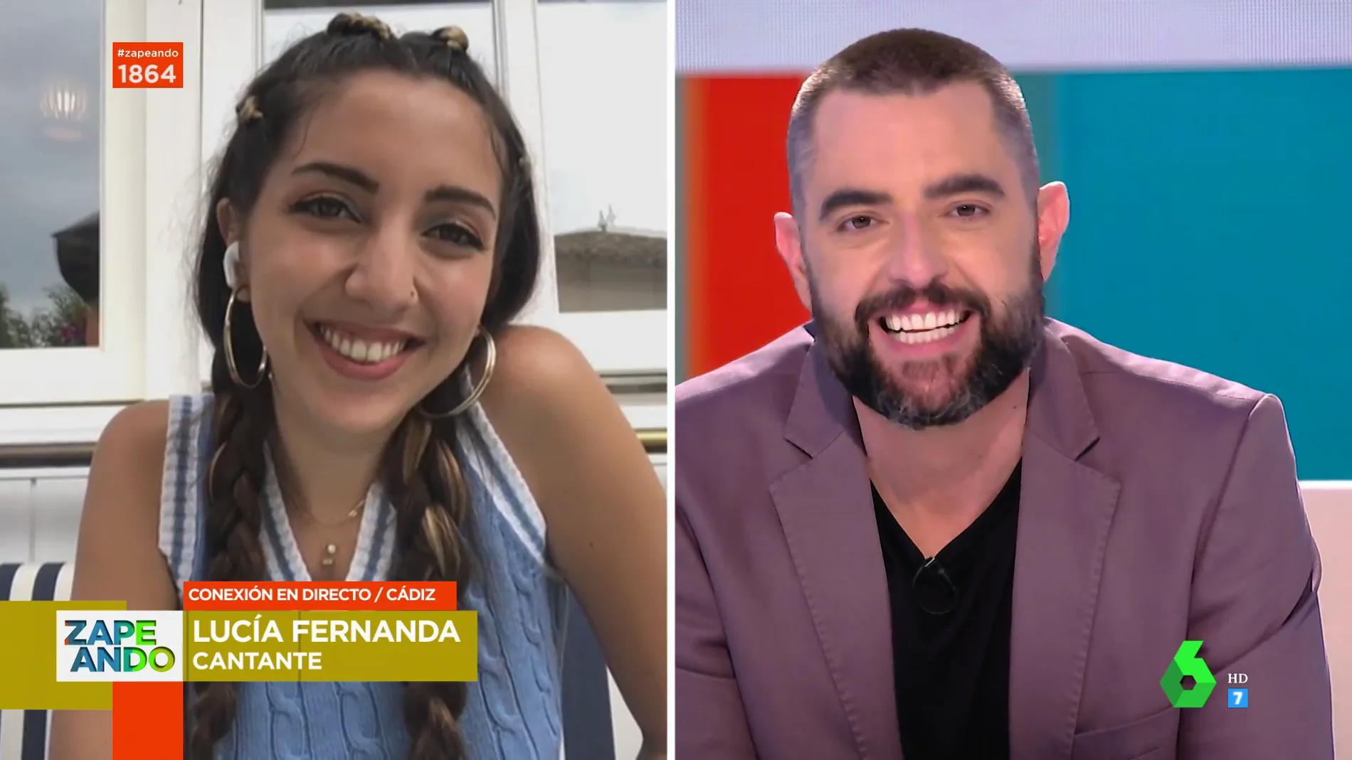 Entrevista a Lucía Fernanda en Zapeando