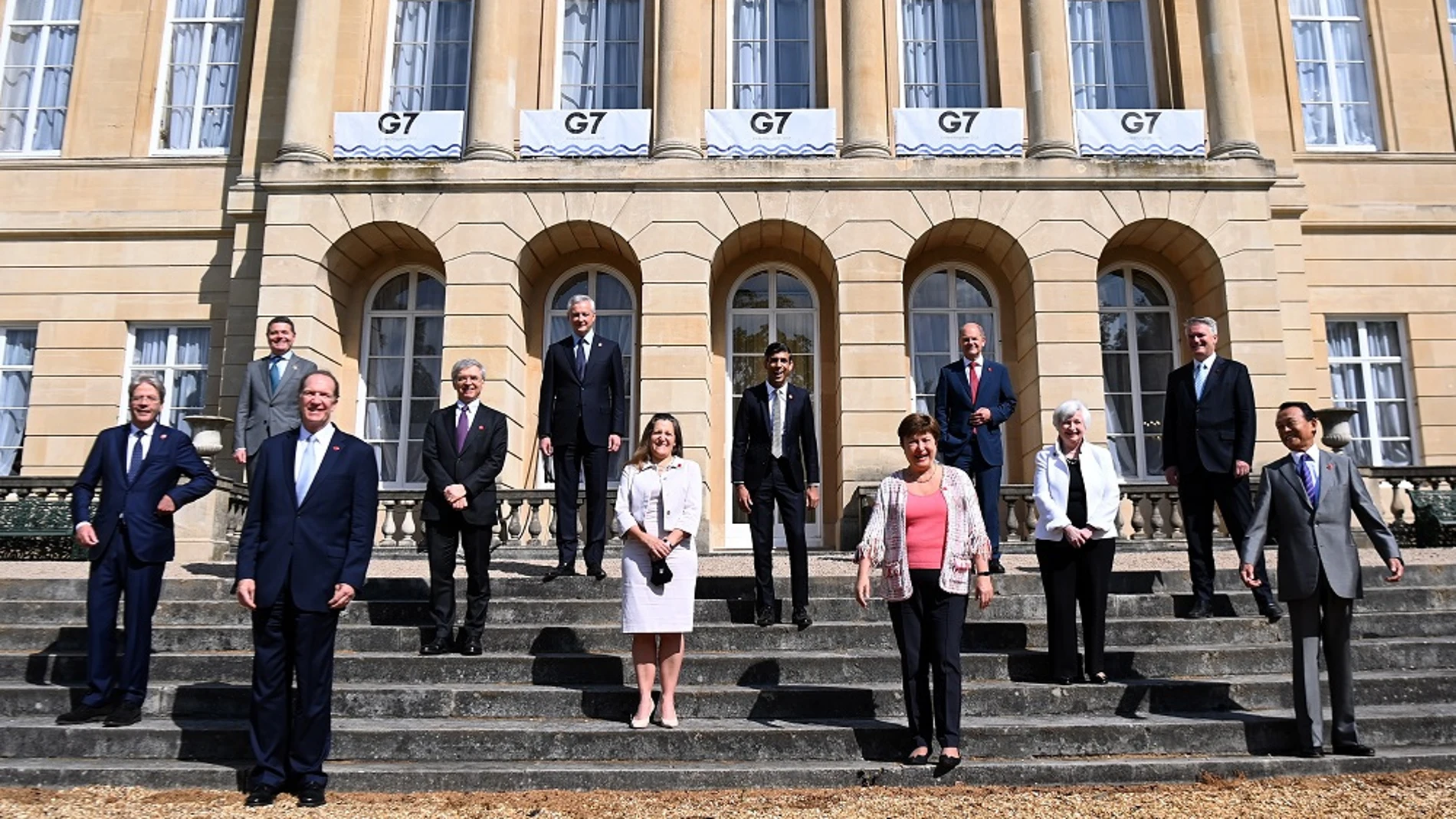 Imagen de los ministros de Finanzas del G7