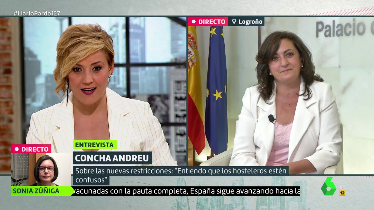 Cristina Pardo pone contra las cuerdas a la presidenta de La Rioja: "¿Para qué apoyaron las medidas de Sanidad si no van a cumplirlas?" - Vimarsana News