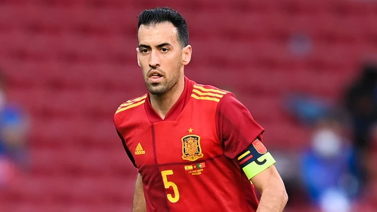 Sergio Busquets, con España Sergio Busquets, con España