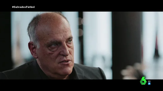 La respuesta de Tebas sobre la publicidad de casas de apuestas en el fútbol que sorprende a Gonzo: "¿De verdad no ganan nada?" La respuesta de Tebas sobre la publicidad de casas de apuestas en el fútbol que sorprende a Gonzo: "¿De verdad no ganan nada?"