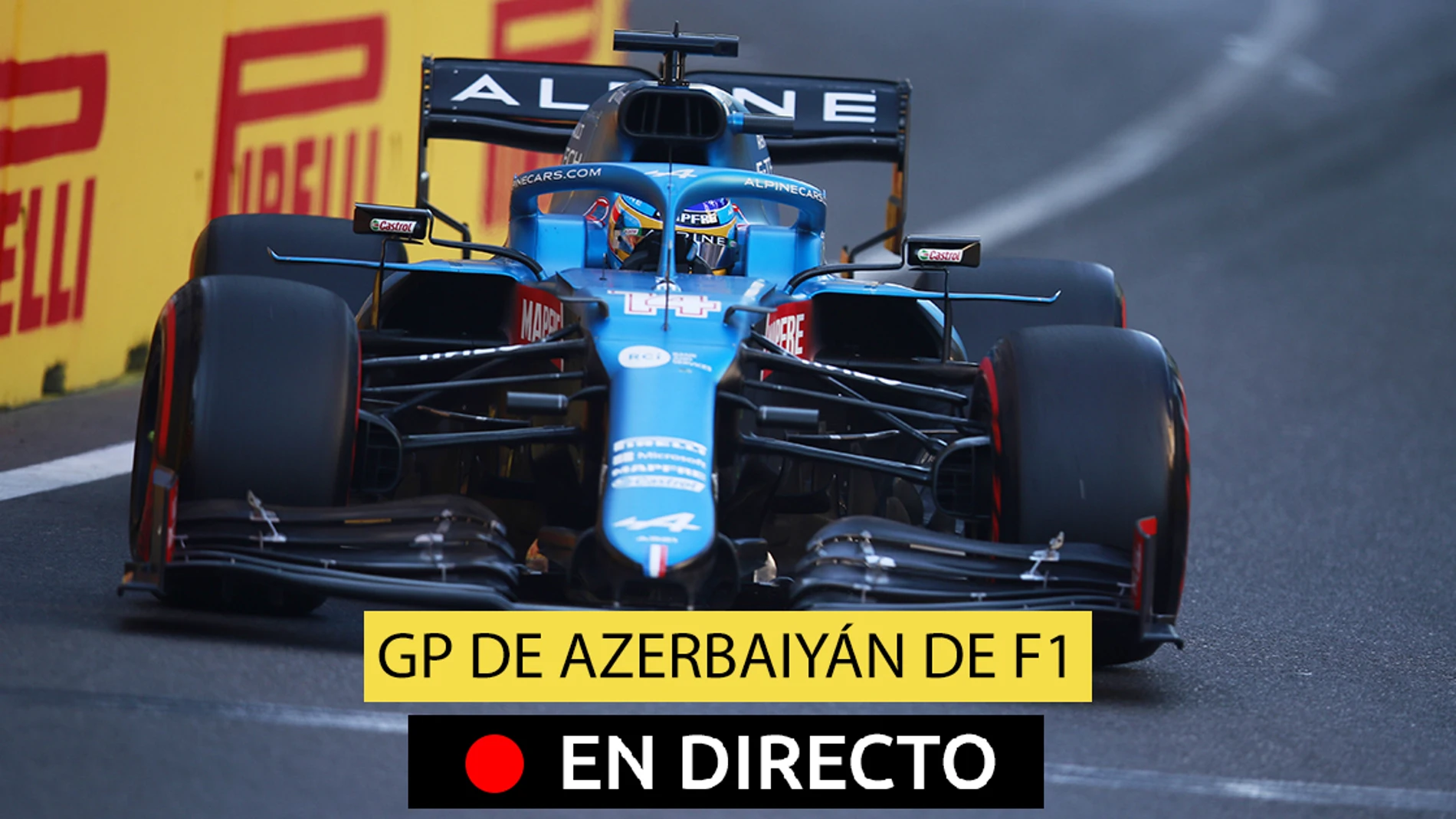 Fernando Alonso en el GP de Azerbaiyán