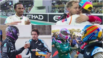 Fernando Alonso, Lewis Hamilton y Sebastian Vettel, los 'viejos rockeros' de la Fórmula 1