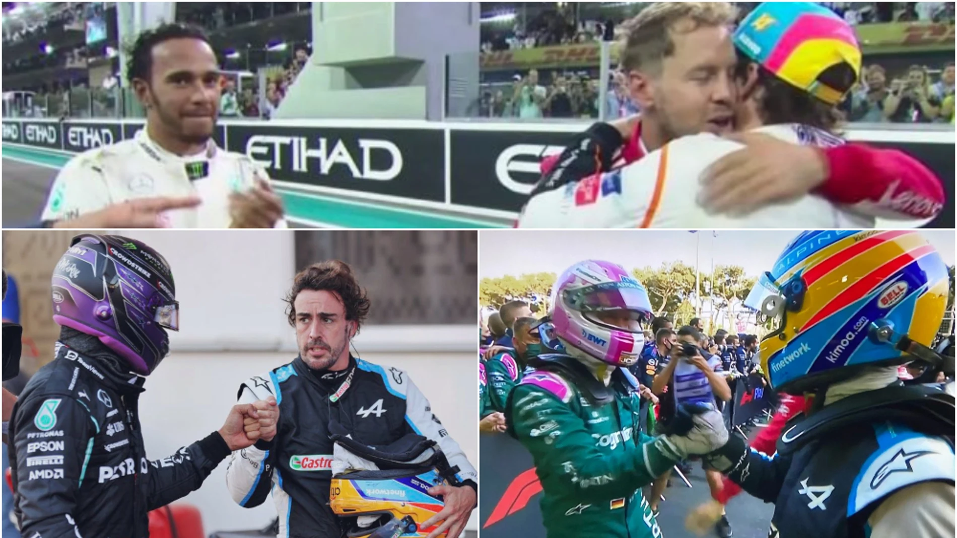 Fernando Alonso, Lewis Hamilton y Sebastian Vettel, los &#39;viejos rockeros&#39; de la Fórmula 1