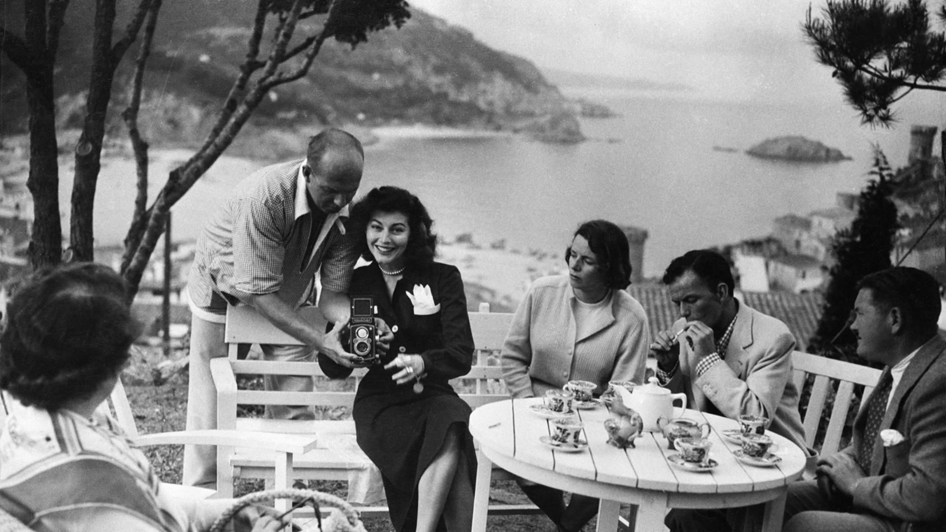 Ava Gardner, durante su estancia en la Costa Brava en 1956