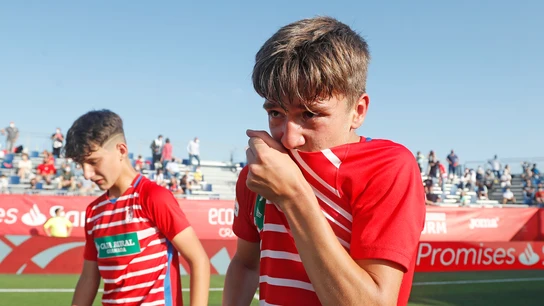 Jugadores del Granada, tras caer eliminados en la semifinal de La Liga Promises Jugadores del Granada, tras caer eliminados en la semifinal de La Liga Promises