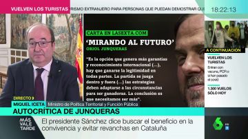 Iceta apunta al "inicio de una etapa nueva" tras las palabras de Junqueras y confía en que los indultos lleguen antes del 1 de agosto