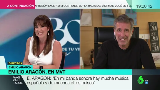 Mamen Mendizábal con Emilio Aragón en MVT Mamen Mendizábal con Emilio Aragón en MVT