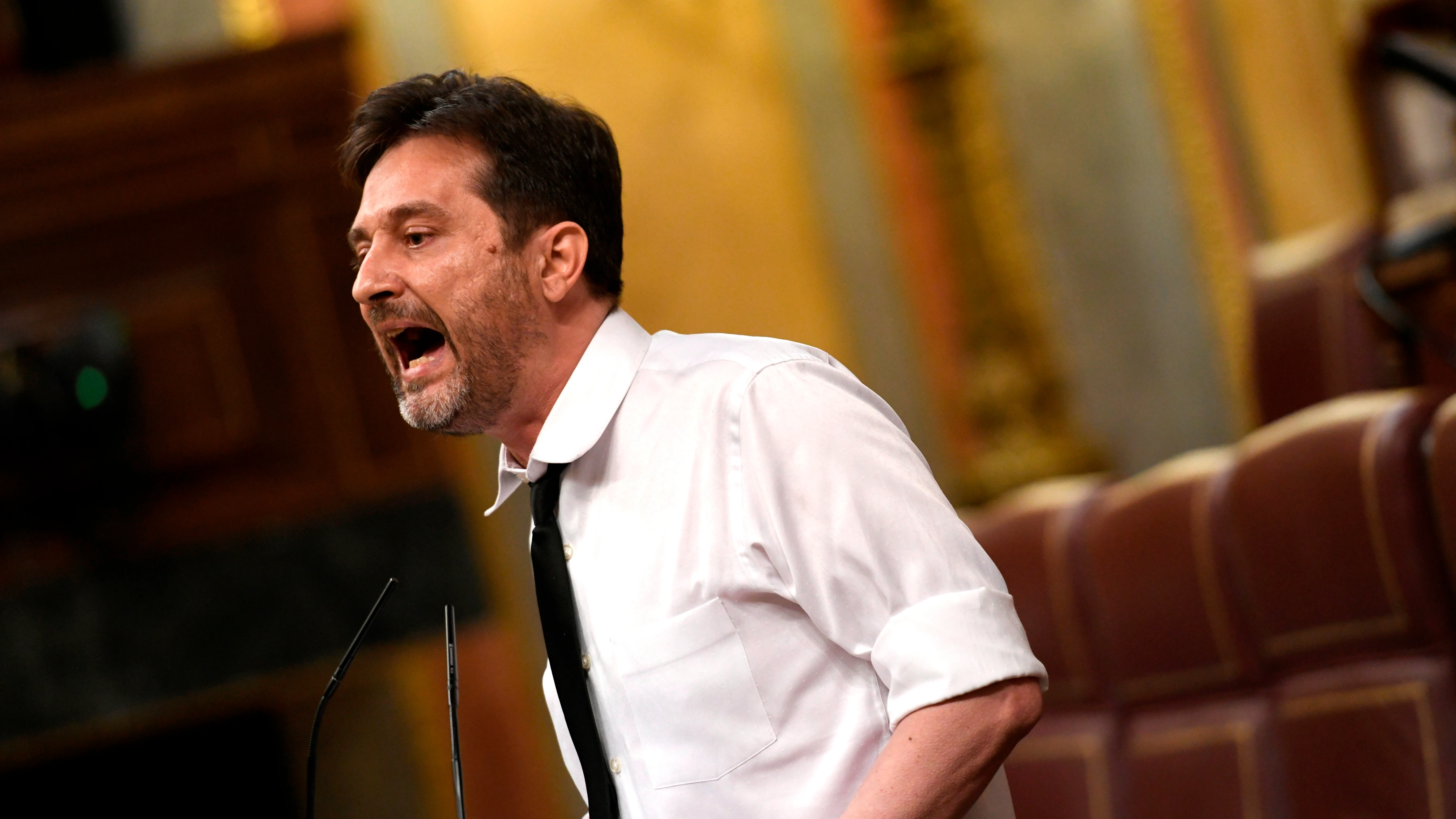 El diputado de Unidas Podemos Rafa Mayoral