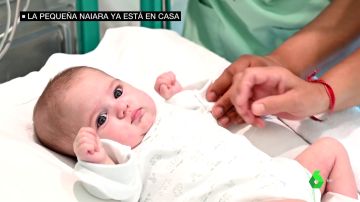 Naiara, el primer bebé en recibir un trasplante de corazón en parada y de grupo sanguíneo incompatible, vuelve a casa