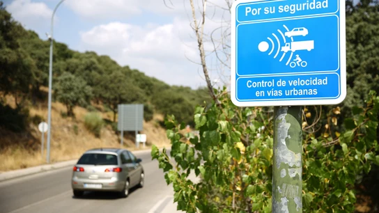 Imagen de archivo de un radar en Madrid Radar