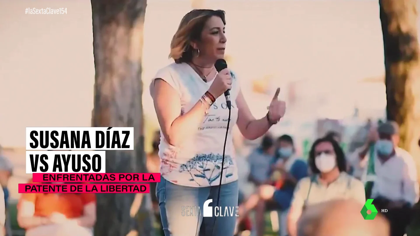 Las coincidencias en el discurso de Susana Díaz e Isabel Díaz Ayuso al usar la palabra libertad Las coincidencias en el discurso de Susana Díaz e Isabel Díaz Ayuso al usar la palabra libertad