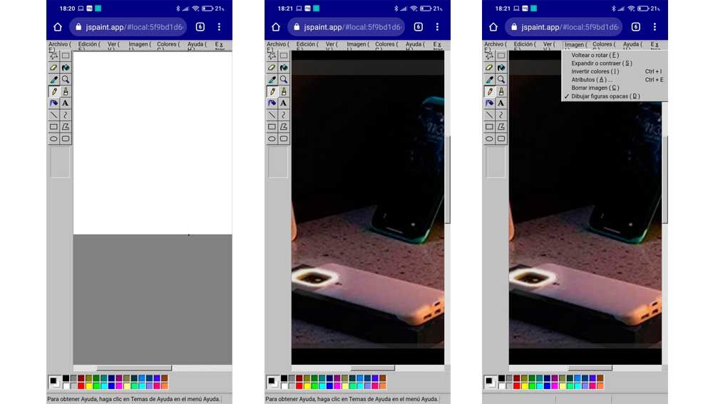 Microsoft Paint en tu teléfono móvil
