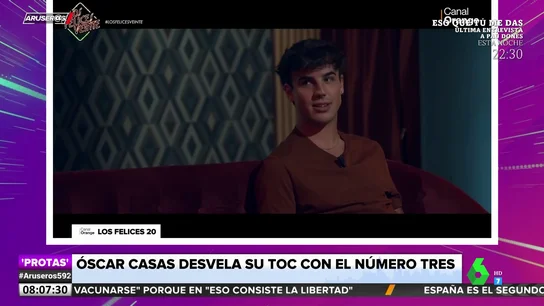 La extraña manía de Óscar Casas con el número 3 que le persigue desde hace años La extraña manía de Óscar Casas con el número 3 que le persigue desde hace años