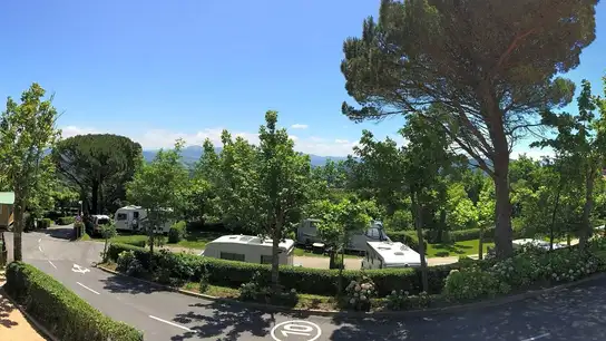 Vista del camping Igueldo, en San Sebastián Camping