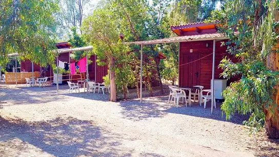 Vista del camping La Naranja, en Gandía Camping