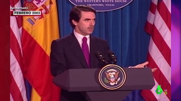 El sorprendente vídeo en el que Aznar habló con acento tejano durante una visita a EEUU en 2003