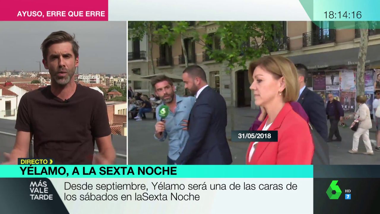 José Yélamo, nuevo presentador de laSexta Noche, recuerda su tenso encuentro con Cospedal en 2018: "Sufrimos placajes de los escoltas" - Vimarsana News