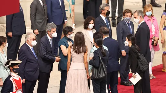 Recepción oficial al presidente de Corea del Sur Recepción oficial al presidente de Corea del Sur