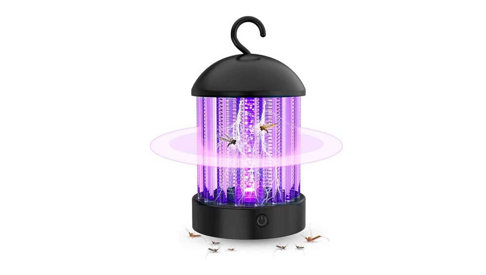 Lámpara ultravioleta con Zapper incorporado